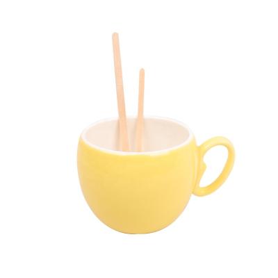 China 140*5*1mm Sustainable Wooden Coffee Stirrer, Coffee Mixing Stick for sale