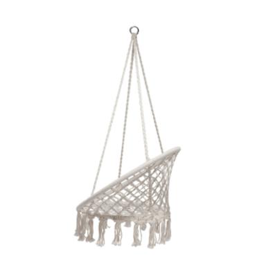 China Strong Hot Sale Hammock Bedroom Macrame Hanging Seat Swing Chair Patio Swing for sale