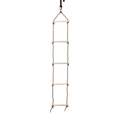 China Strong Swing Seat Hot Selling Outdoor Accessories Wooden Climbing Rope Swing Ladder for sale