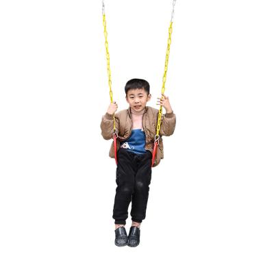 China Comfortable / Safe Hot Sale Outdoor Children Single Swing Seat With PVC Coated Chain for sale