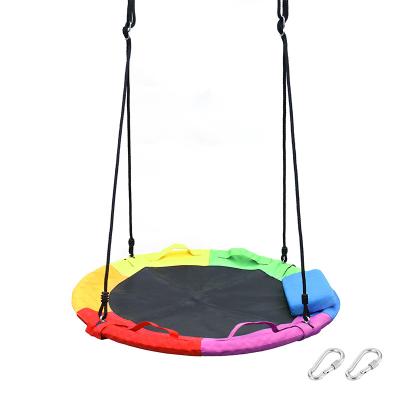 China Oxford Strong Outdoor Fabric Swing Outdoor Nest Round 40 Inch Tree Swing for sale