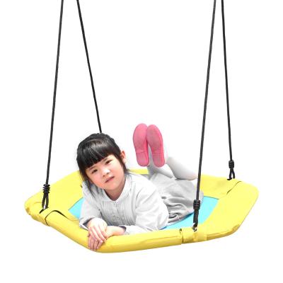 China Strong Kids Tree Rope Hexagon Saucer Adjustable Hanging Swing for sale