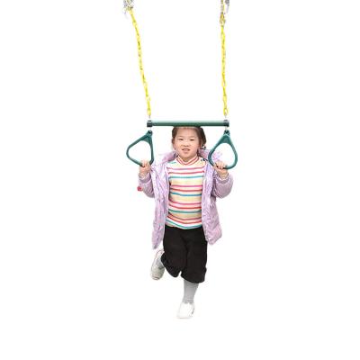 China Safe Outdoor Kids Swing Trapeze Swing Bar With Rings for sale