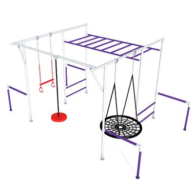 China Strong Swing Seat Most Popular Metal Frame Outdoor Playground Equipment Kids Swings for sale