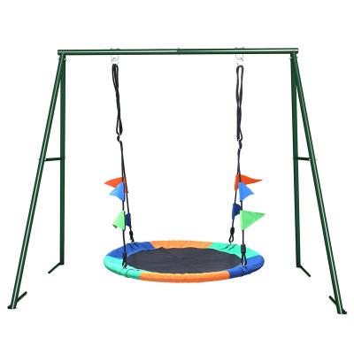 China Strong Swing Seat Heavy Duty Metal Kids Garden Outdoor Patio Swing Frame For Swing Set for sale