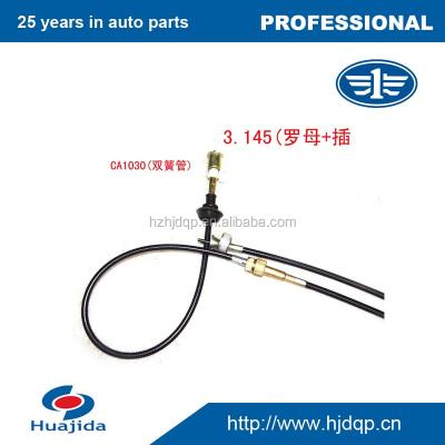 China Speedometer cable FAW car odometer cable rubber and steel auto truck speedometer cable L: 3145mm for sale