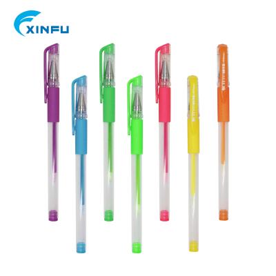 China Promotional Plastic Pen Highlighter Bar Gel Ink Cap Function Cute Ballpen Promotion To Customize Cheap Gift Plastic Ballpoint Pen for sale