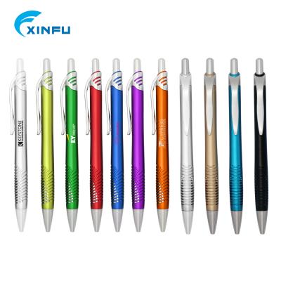 China Fluently Writing Cheap Custom Logo Printed Ballpoint Pen Plastic Promotion Ballpoint Pen for sale