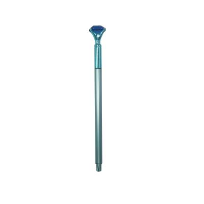 China Promotional Pen Hot Selling Cap Function Diamond Tester Pen Crystal Top Pen for sale