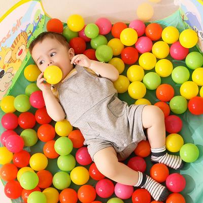 China Soft Toy Colorful Ocean Ball Pool Indoor Plastic Ball For Baby for sale