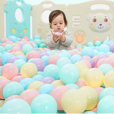 China Soft Toy Eco - Friendly Plastic Baby Balls Pit Balls Kids Blowing Ball for sale