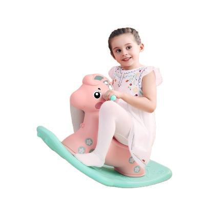 China Eco - Friendly Decorative Cheap Plastic Rocking Horse Miscellaneous Rocking Horse For Baby for sale