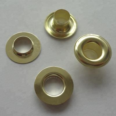 China Metal shoe nickel free brass eyelets and grommet for clothing for sale