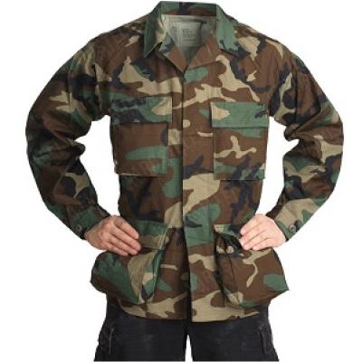 China Camouflage Professional Soldier Material Cotton Anti-pilling Long Sleeve Shirt for sale