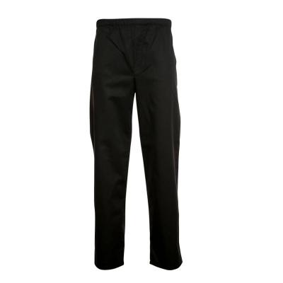 China Pants Long Polycotton Chef Pants Men Kitchen To Wear Elastic Waist Hotel Chef Pants Uniform for sale