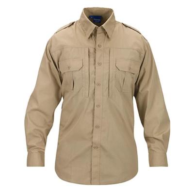 China Custom Army Tactical Uniform Breathable Shirt Long Sleeve Polyester Shirts Cotton Durable Military Shirt for sale