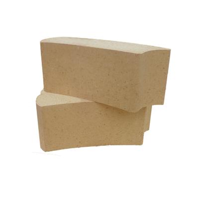 China Refractory Curved Fire Brick Customized Size Corrosion Resistance for sale