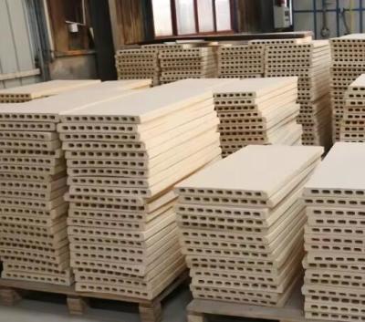 China Ceramic Kiln Furnitures Cordierite Mullite Support Plate Refractory Kiln Shelf Cordierite Mullite Board For Tunnel Kilns for sale