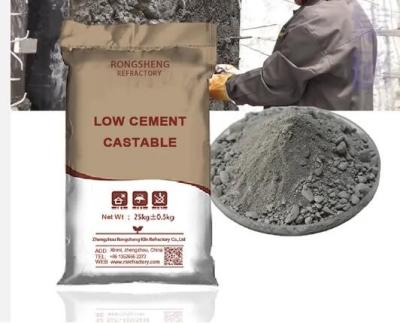 China Hoogwaardig laag cement gietbaar vuurvaste mullite gietbaar voor hoge temperatuurovens Te koop