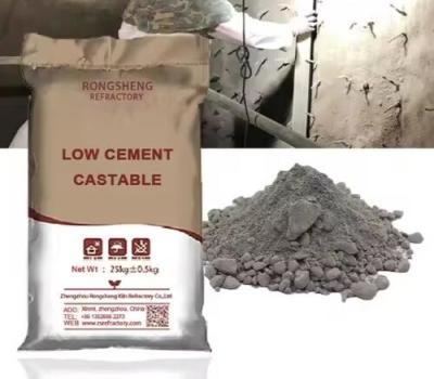 China Hoogtemperatuuroven Casting Refractaire Cement Snelle drooging Explosiebestendige Casting Te koop