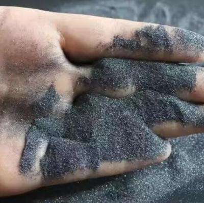 Cina Carburo di silicio nero a alta temperatura refrattaria a sfera 98% SiC Carburo di silicio in polvere 200 Grit 400 Grit in vendita