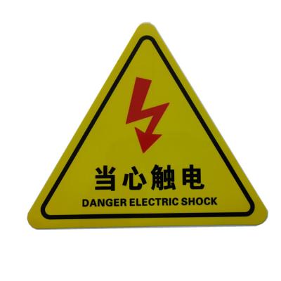 China China Quality Manufacture Best Selling Waterproof Caution Cartion Adhesive Warning Label for sale