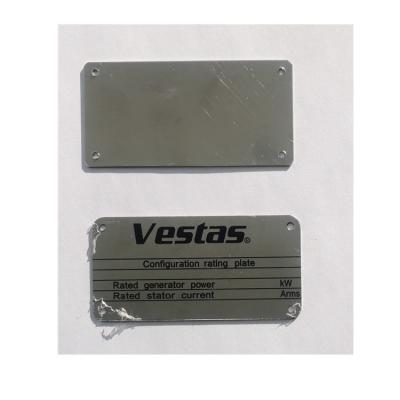 China World Finest High Quality Price Custom Engraved Logo Metal Plate Machine Nameplate for sale