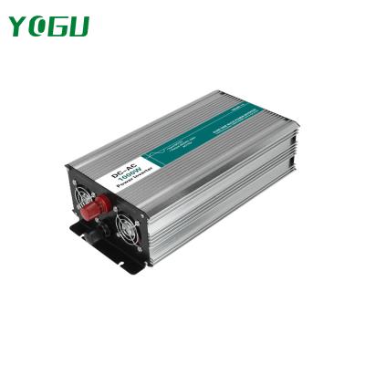 China Aluminum Alloy 1000W DC 12V 24V 36V 48V to AC 110V 220V 240V Pure Sine Wave Off Grid Solar Power Inverter for sale