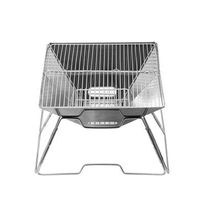 China TOPWIND Adjustable Height Customized OEM Wholesale Portable Charcoal BBQ Grill Folding Outdoor Garden Grill for sale