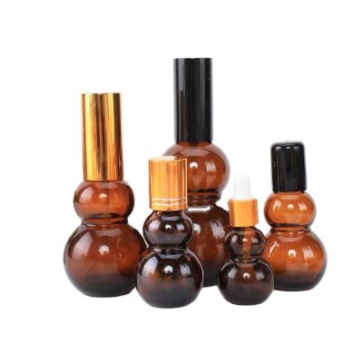 China Durable HOT Amber Cosmetics Packaging Lotion Bottle 120ml Skin Care Acrylic Pump Bottle for sale