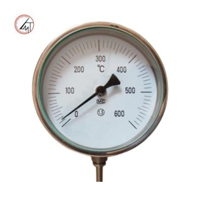 China SS316 Stainless / Chrome Plated Iron Shell Connected Bimetal Industrial Thermometer for sale