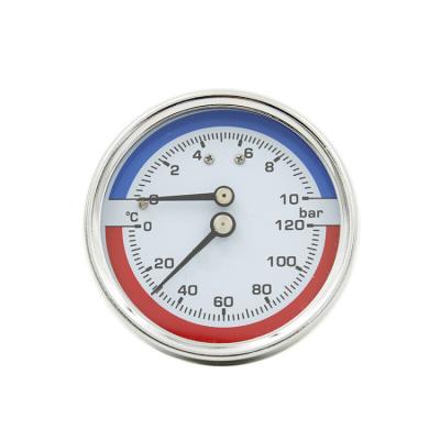 China Stainless Steel Industrial Thermometer Gauge Pressure And Temperature for sale