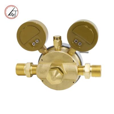 China Stainless steel/all copper factory direct sale gas pressure regulator pressure regulator with pressure gauge for sale