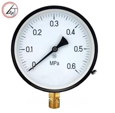 China Steel Good Quality Manometer Black Painted Steel Pressure Gauge for sale