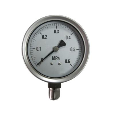 China Copper Alloy (Common Type) Vacuum Compound General Pressure Gauge Manometer Brass Stainless Steel pressure gauge for sale