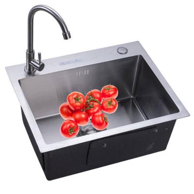 China Without Faucet Favorable Price SD584321 Stainless Steel Vegetable Washing Rectangular Sink for sale