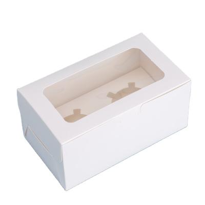 China Recycled Materials White Paper 8 Inch Piece Cookie Cake Box Muffin Cake Marble for sale