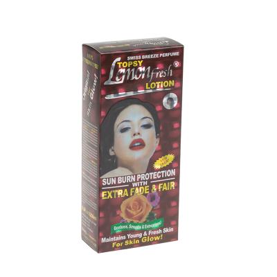 China Recycled Materials Cosmetics Packaging Box Customized Double Laser Packaging Fade&fair Cartons for sale