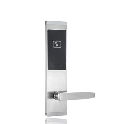 China Screen Security Hotel Key Card Door Lock Smart Entry RFID Card Door Lock Hotel Integrated Lock for sale