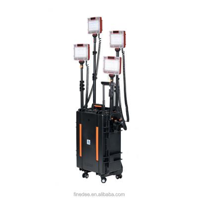 China M690-03 Portable LED Rechargeable Construction Light Tower 665*491*342mm for sale