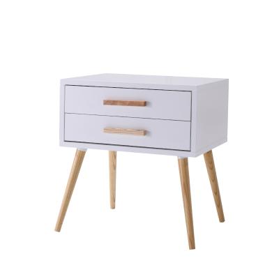 China Durable Home Furniture Bedroom Bedside Table Modern Small Wooden Nightstand Night Stand For Bedroom for sale