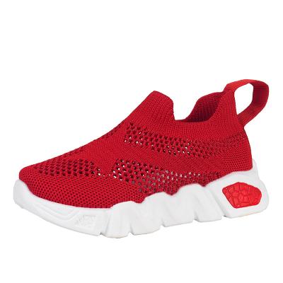 China Children's fashion sneakers shoes soft running light anti-skid safety injection flat casual shoes custom size for sale