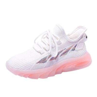 China New Style Anti-skid Women's Breathable Soft-soled Running Shoes Air Cushion Casual Sneakers for sale