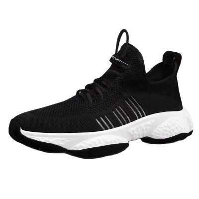 China 2022 New Fashion Trend Sneaker Running Men's Casual Shoes Flying Woven Breathable Sneakers for sale