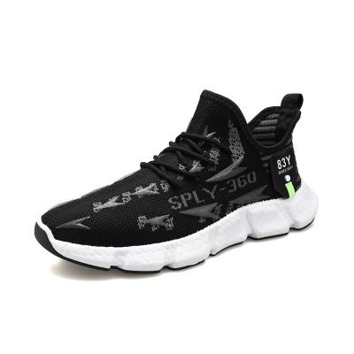 China Fashion Trend Stock Men's Fashion Sneakers Walking Style Custom Logo Shoes Casual Breathable Sports Running for sale