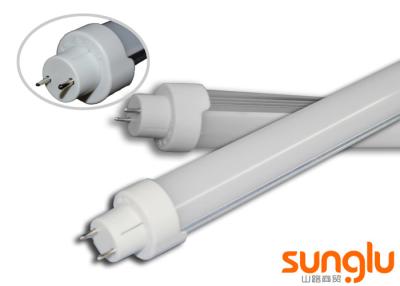 China AC85 - 265V 18w LED Tube Light , T8 Linear Fluorescent Lamps With Aluminum / PC Cover for sale