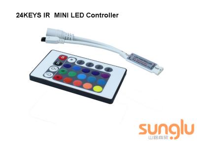 China Regulador infrarrojo ROHS del RGB LED de los accesorios de la iluminación de las llaves LED del IR 24 mini certificado en venta