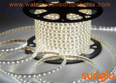 Chine Lumières fraîches de corde du blanc LED de puce d'Epistar, anti lumières submersibles UV de corde de PVC LED à vendre