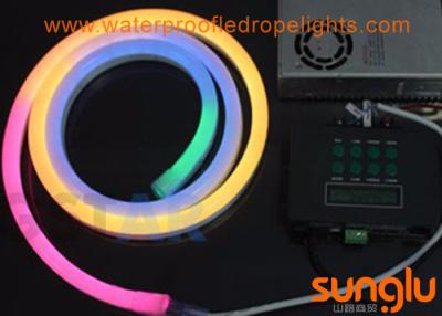 China Luz de neón a todo color de la cuerda de 2835 80D RGB, luces de tira multicoloras de la CA 220 V LED en venta