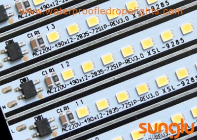 China Altas tiras lineares de la iluminación del brillo LED, luces de tira Driverless de 220V SMD 2835 LED en venta